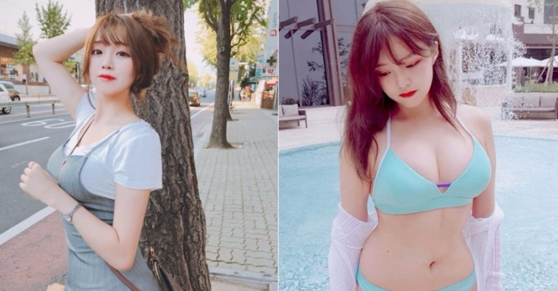 【6upoker】不合法！學生妹身材好暴力「制服上衣就快爆扣」！這發育會不會太好了…