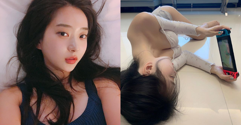 【6upoker】驚見巨奶島民！「申才恩Zenny」喬出邪惡視角玩動森，軟嫩乳球擠壓出超深壕溝！