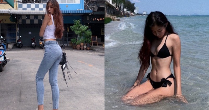 【6upoker】超強「逆天長腿妹」腿長100cm！骨感纖細比例超優，根本超模曲線！