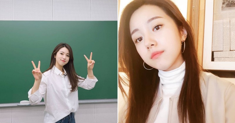 【6upoker】補教界氣質女神！微積分老師「神正顏值爆紅」，上課時學生都騷動了！
