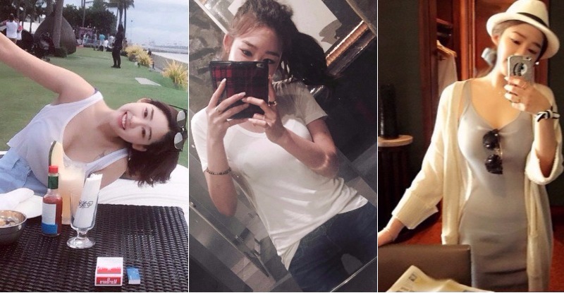 【6upoker】賣場捕獲「鄰家系女孩」！逆天美腿背影讓人戀愛，鏤空背心「隱乳」從旁溢出…