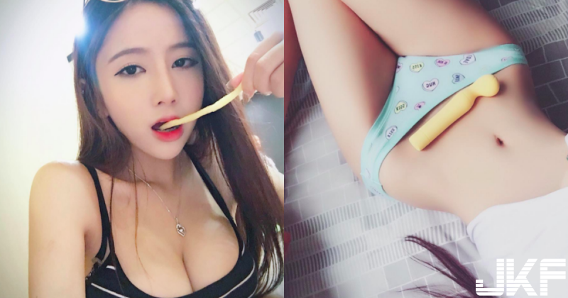 【6upoker】玩具忘記藏好！大奶正妹「低胸爆乳」公開「塑膠男友」：最愛偷偷玩玩具！