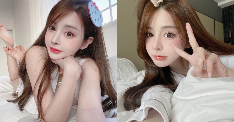 【6upoker】大眼正妹「床上自拍又純又欲」，「白皙曲線」讓人馬上醒腦！