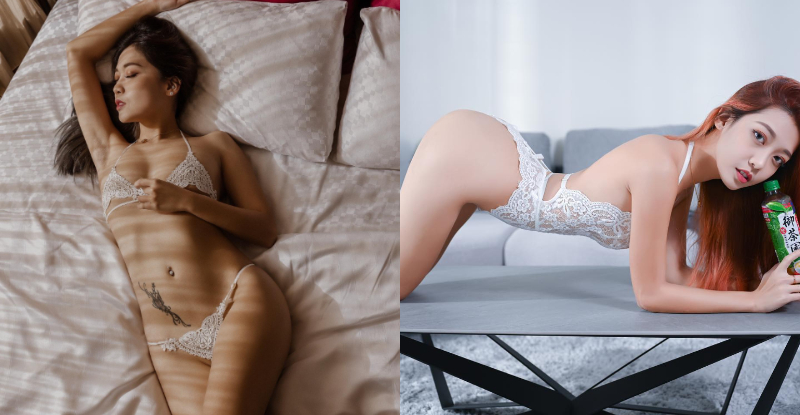 【6upoker】美臀一姐「朱禹潔」桌上端「性感翹臀」，茶香秒被蜜桃香蓋過