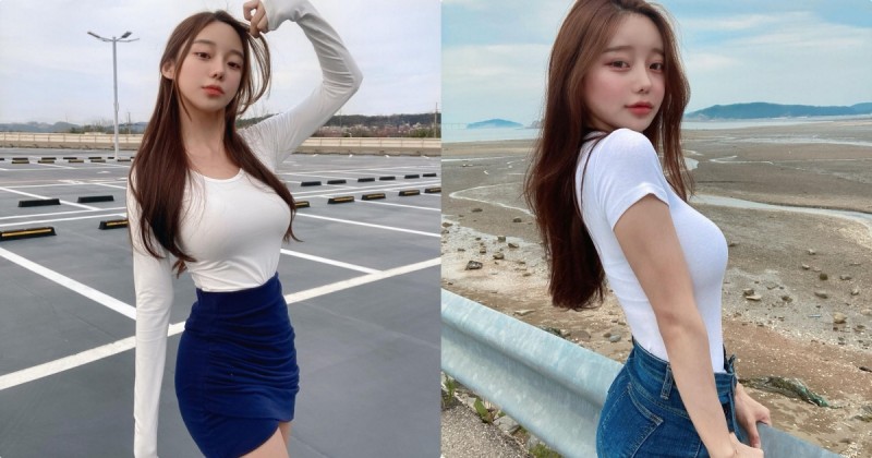 【6upoker】童顏妹子「風格日趨性感成熟」，停車場前大秀「火辣曲線」！