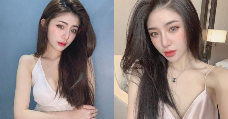 【6upoker】冰山美人「性感S曲線」好極品，「深V禮服」充滿撩人魅力！