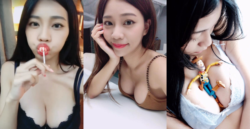 【6upoker】「女友系女神」爆乳口含棒棒糖好挑逗！總是不穿好衣服展現超壞脾氣！