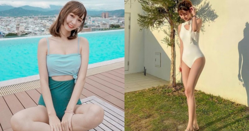【6upoker】童顏美乳的「美女平面設計師」太強啦！精緻小臉＋修長美腿穿泳裝全秀出來！