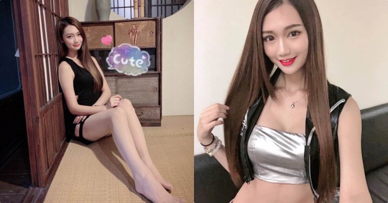 【6upoker】172高挑正妹「Vicky邵婷」，伸直細長美腿「畫面好白嫩」！