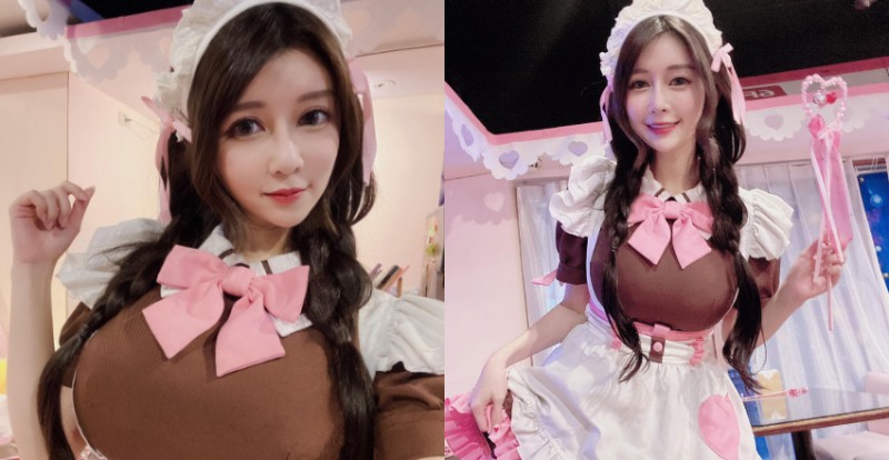 【6upoker】「主人要來點什麼？」巨乳甜心安希化身小女僕　超萌模樣讓粉絲戀愛