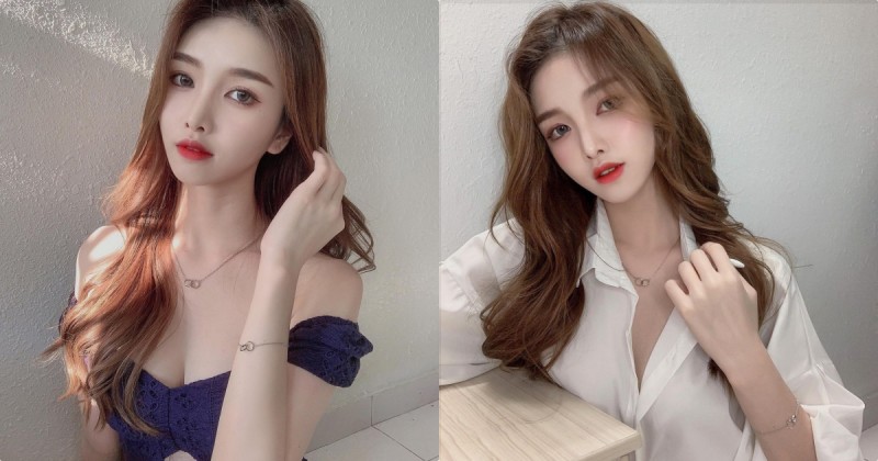 【6upoker】大馬正妹「胸前畫面超性感」，「襯衫領口微露」充滿火辣魅力！