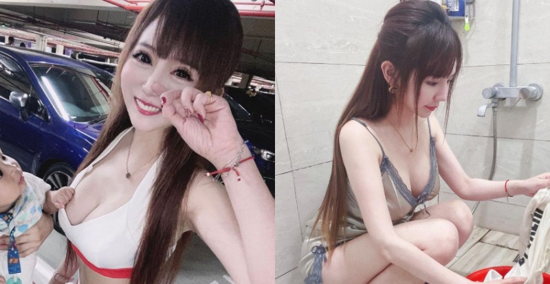 【6upoker】甜萌大眼女神「蔡粉粉」身材太火辣連小Baby都愛不釋手！