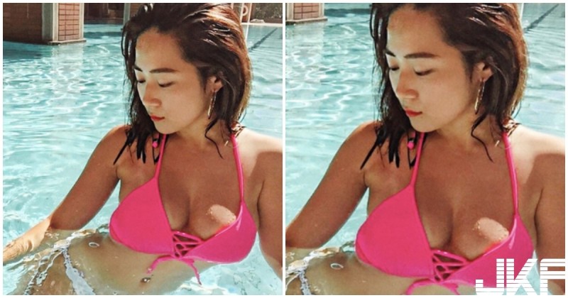 【6upoker】正妹下水「養眼美乳現形」！超傲人乳量差點爆出，視角真的太邪惡！