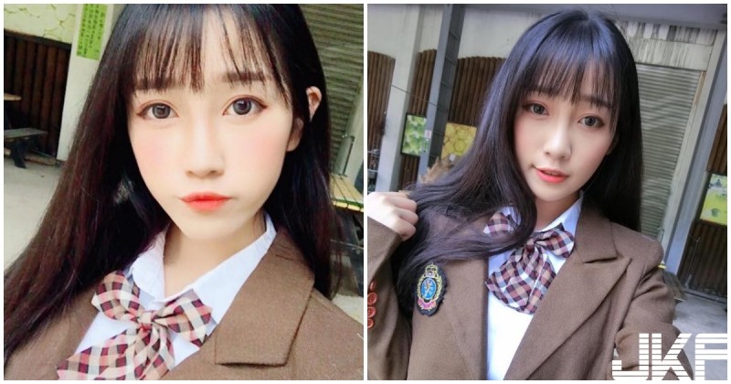 【6upoker】初戀系制服正妹！天使臉孔超療癒，看了超有戀愛感啊！
