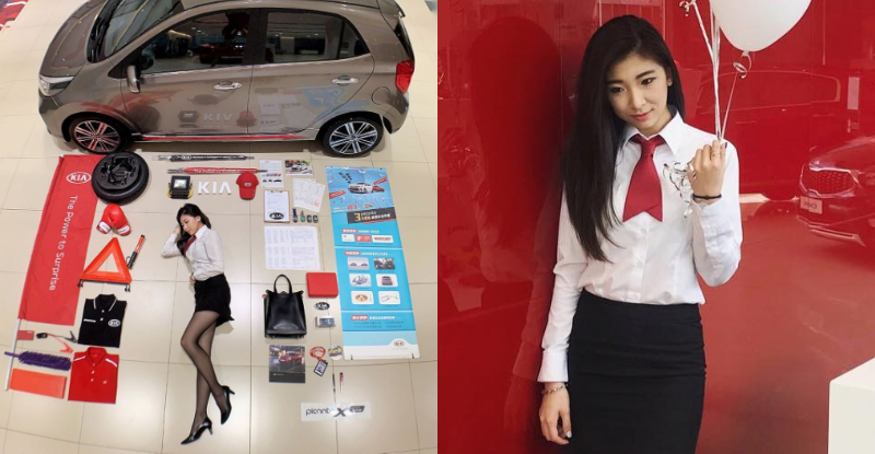 【6upoker】香車美人一次包軌！汽車業代「Fufu Yang」開箱曬纖長美腿，這下買車都得跑台中啦！