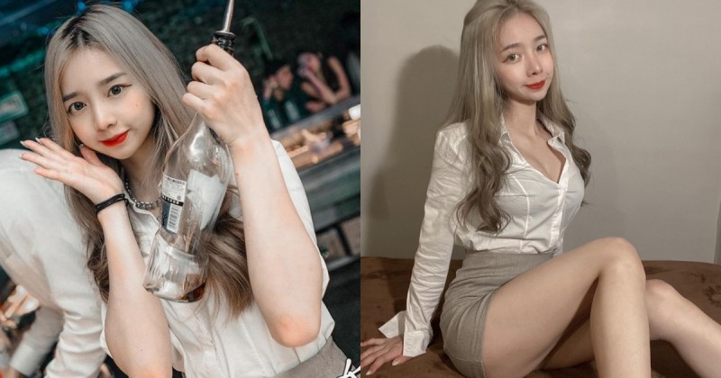 【6upoker】台北夜店「巨乳甜妹調酒師」出沒！圓圓大眼和「兇猛曲線」讓人好想喝她的酒～