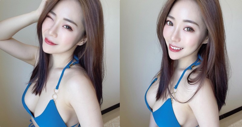 【6upoker】正妹領隊「佳佳」比基尼辣照好養眼，「白嫩曲線」融化大家的心！
