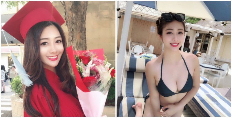 【6upoker】文大美女也太多！「統計系女神」何季珍學士袍下藏著「渾圓美胸」的火辣身材！