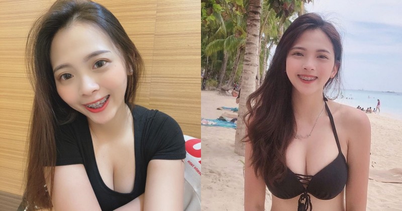 【6upoker】長髮牙套妹「yabi」朝氣蓬勃 去到海邊直接「波濤洶湧」征服沙灘！