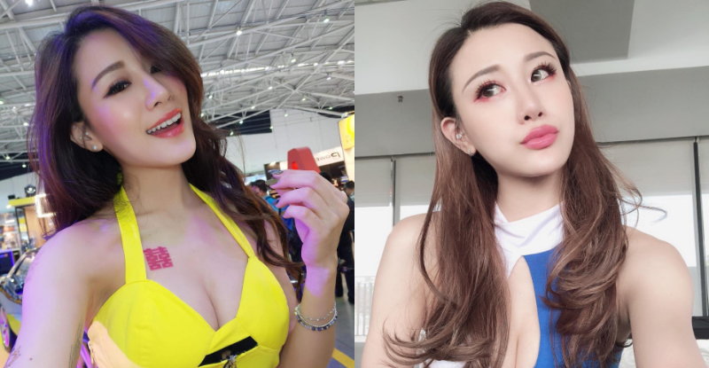 【6upoker】美峰上刺囍！性感陽光正妹「雙囍」小嘴微張，火辣魅惑整個展場！