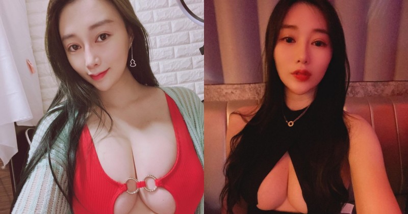 【6upoker】超兇「挖空戰袍」有夠犯規！巨乳正妹「Tina」豐滿上圍光看就快窒息！