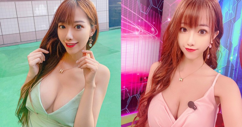 【6upoker】萌萌妹子「吳芸帆」胸前實力好深厚，飽滿的「深溝畫面」好讓人害羞！