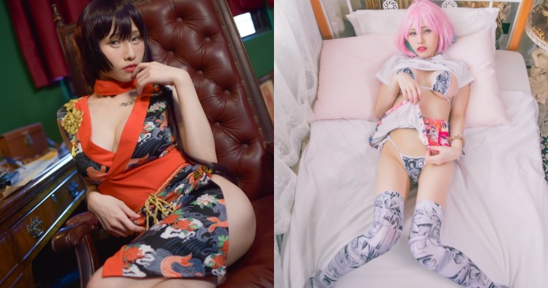 【6upoker】二次元和風幻想！性感巨乳女子「Yaya小夜夜」展現兇猛曲線，宛如漫畫女主般的身材！