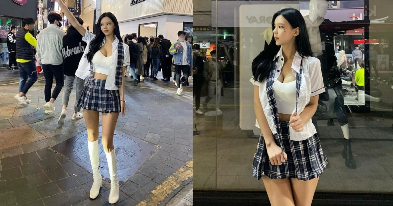 【6upoker】Zara前「美腿辣妹」兇猛視角太吸眼球啦！飽滿好身材讓人忍不住回頭