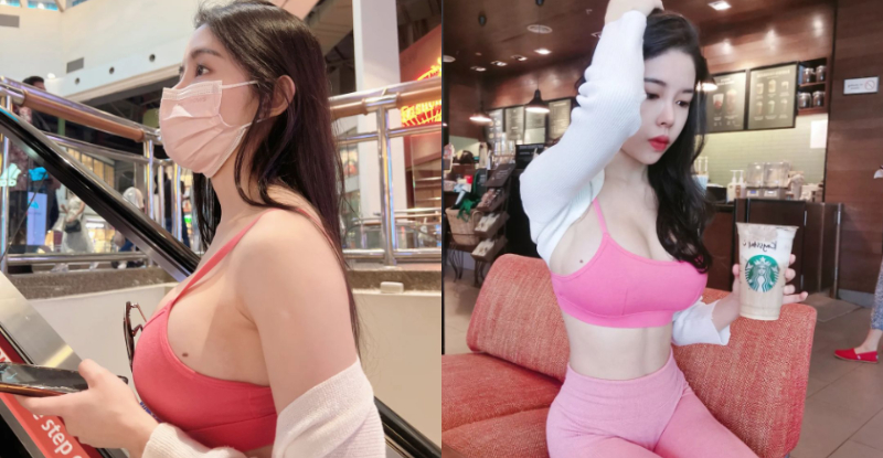 【6upoker】搭手扶梯被長輩「痣止」，「厚重猛乳」走到哪都是凶猛未爆彈！
