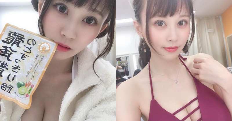 【6upoker】正妹吃龍角散「雪乳現形」，「超深V事業線」好銷魂啊！
