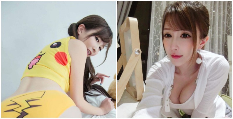 【6upoker】妳胸前的電力超過十萬伏特！「電眼正妹」無敵麥麥兒化身性感皮卡丘，要當你的寵物