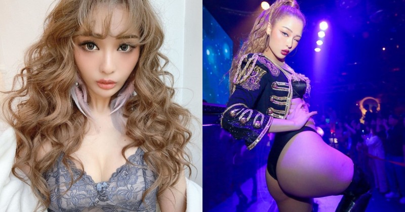 【6upoker】暗黑爆乳派對正妹「RiRi」不光秀蜜桃美尻，美腿大開「露出該編」也沒在怕！
