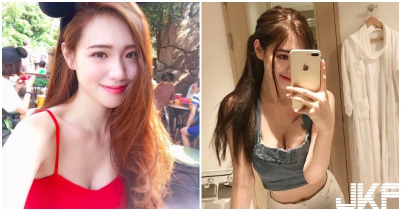 【6upoker】深溝辣妹「浴室惹火自拍」，辣度這麼高，原來是文化神級校花凱玲！