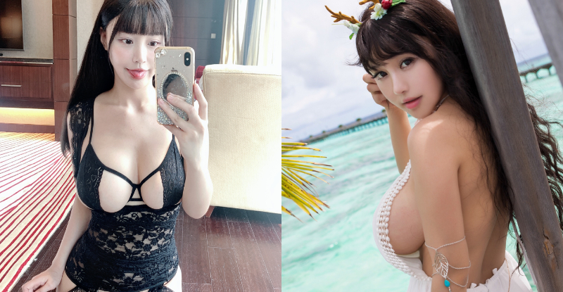 【6upoker】巨乳模特「朱可兒Flower」半邊側乳大掉出　攝影師竟想把奶修小一點！