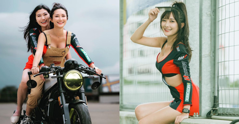 【6upoker】「車展SG」趁空檔偷跨騎乘位，「美嫩雙峰」破風而行還伴隨跳動