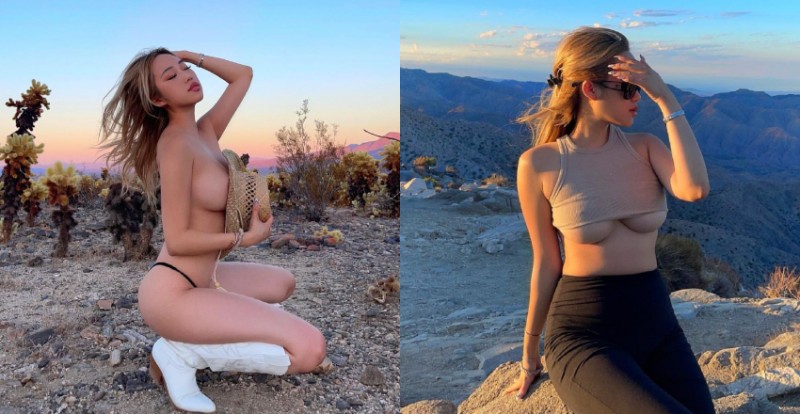 【6upoker】野外露出只是日常！韓國妹子在美國好開放　總是不穿內衣就出門