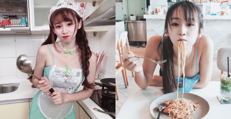 【6upoker】性感萌廚娘「機機 Shacy」獻上深夜私房料理　邀你一起吃她下的麵！