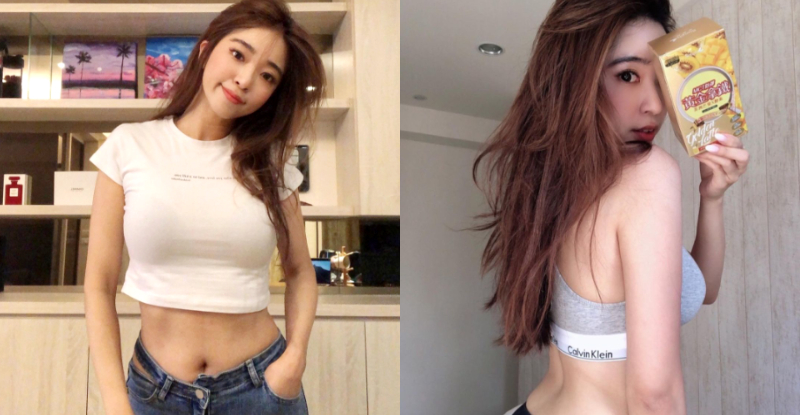 【6upoker】健美空姐「Christy」白T頂出渾圓兩粒，「緊致腰線」直接辣翻男粉視覺！