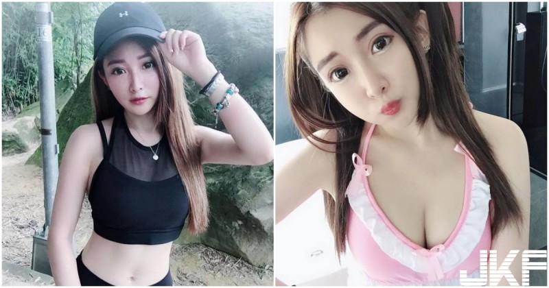 【6upoker】甜美正妹運動時「曲線外露」，性感纖腰讓登山客都看暈了！