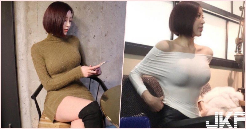 【6upoker】好兇爆！「餐廳巨乳妹」邪惡視角逼死人！超犯規「挺胸畫面」整顆都快衝出來…
