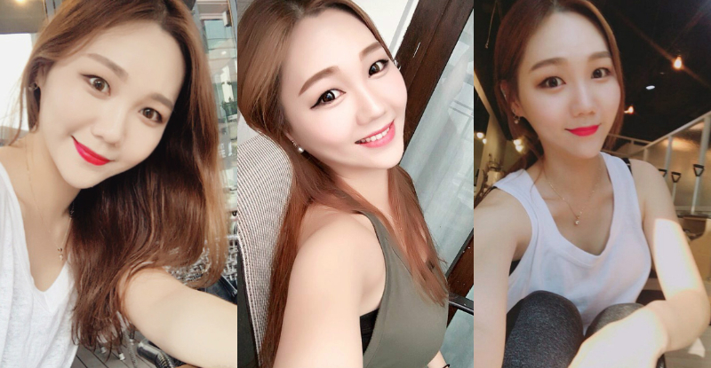 【6upoker】「氣質甜心」一雙水汪大眼露出甜美笑容，散發動人氣質覺得戀愛啦！
