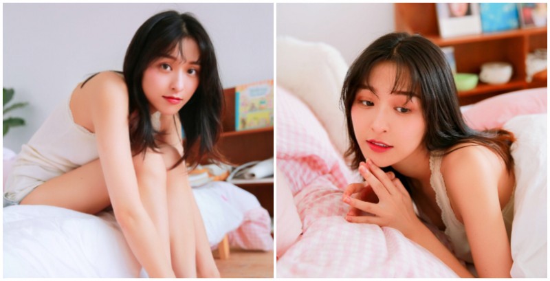 【6upoker】女友力突破天際　「氣質正妹」與你一同起床，讓人一天元氣滿滿的女友寫真！