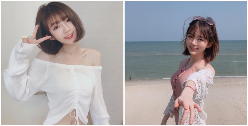 【6upoker】正妹實況主「妮妮子」好身材深藏不露，萌笑大眼瞬間吹散寒流！