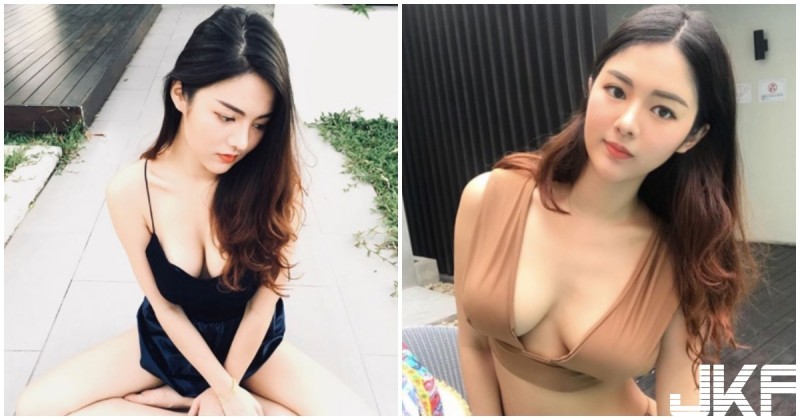 【6upoker】正妹「超大八字奶」外露！低胸視角超邪惡，完全誘人犯罪！