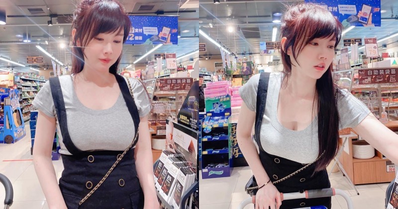 【6upoker】深夜食堂加餐啦！晚上逛超市遇「巨乳正妹」推車採購，看到就食慾大開！