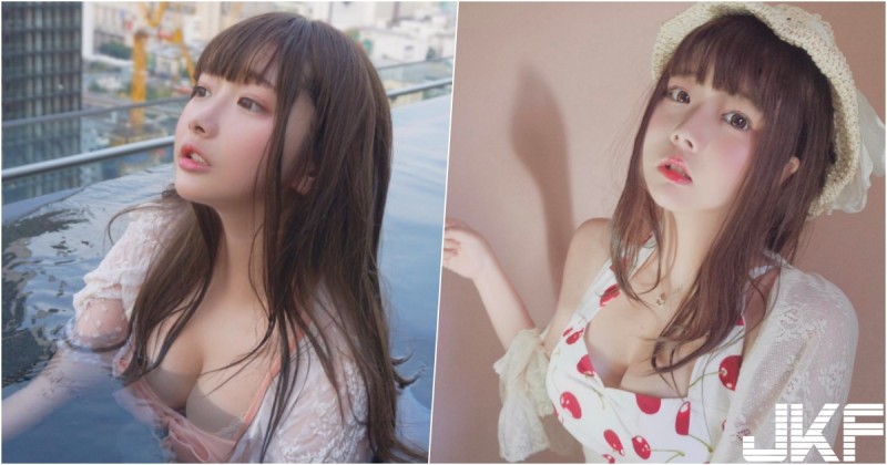 【6upoker】表特瘋傳！「童顏巨乳妹」人小奶不小！泡在水裡的「白色大包子」呼之欲出好美味…