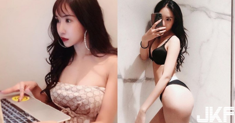 【6upoker】大奶老闆娘生意好，超性感「前後四粒」展示自家產品，粉絲直接買到手軟啦！