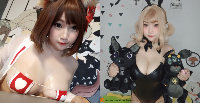 【6upoker】正宗「夾」娃娃！爆乳Coser大奶無處安放　到處乳壓、溢奶太狂放啦！