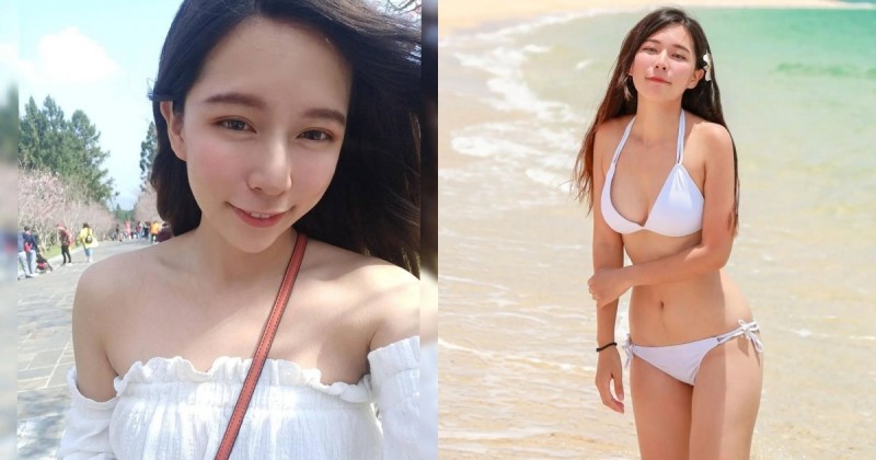 【6upoker】清新甜美的「幼稚園正妹老師」，海邊玩耍穿比基尼有夠辣，家長都想陪上學啦！