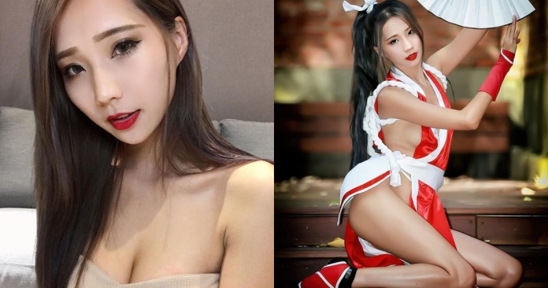 【6upoker】不知火舞辣出新高度！「韻霏Anita」超狂開腿尺度太狠，絕對領域大半露出！
